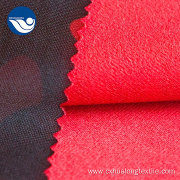 Polyester Camouflage Printed Brush Tricot Textile Fabric